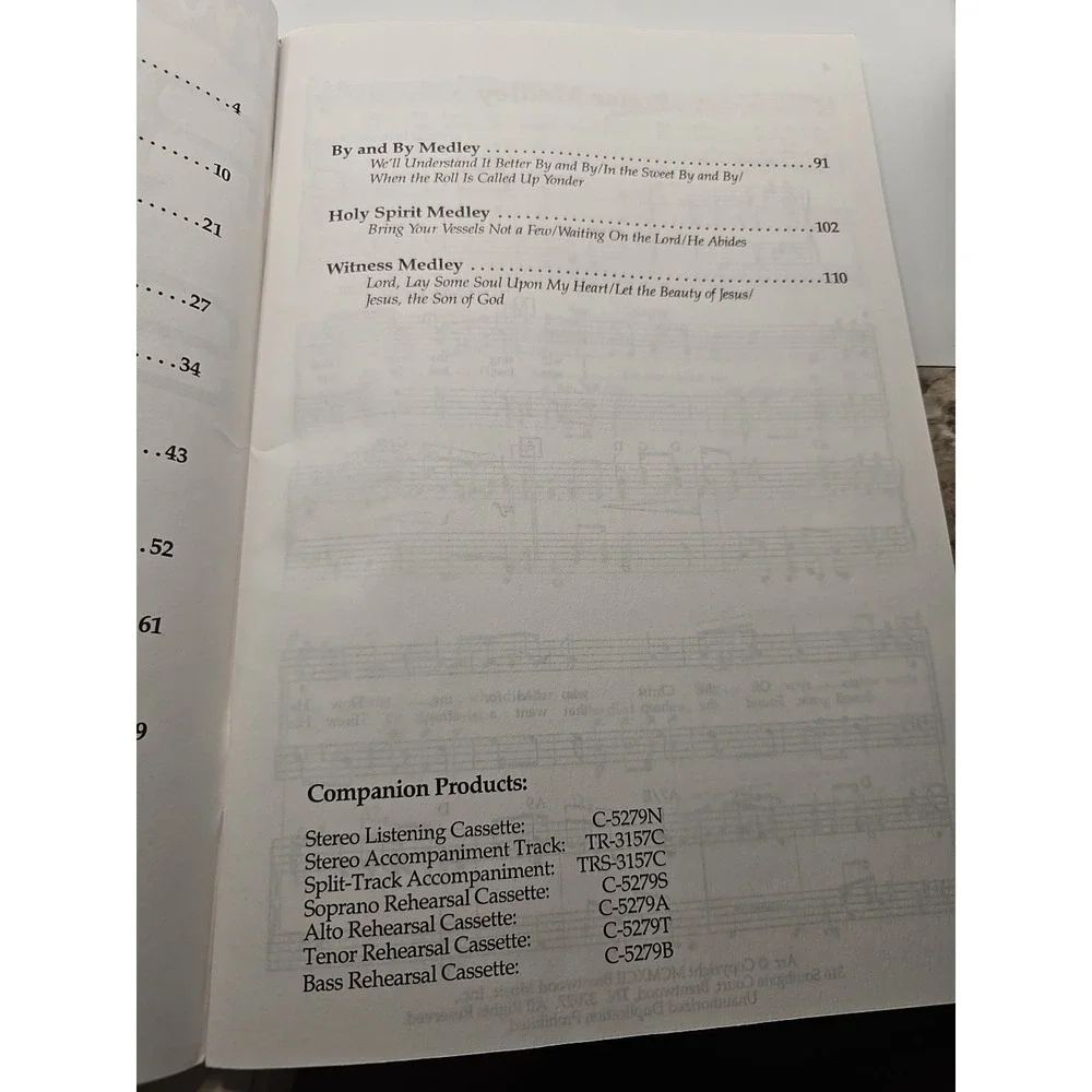 READY TO SING 14 Thematic‎ Medleys By Russell Mauldin 14 Arrangements